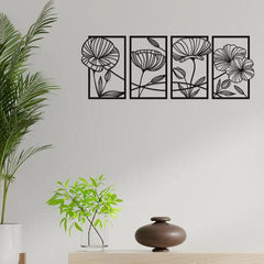 Flower Family Sets Metal Wall Art