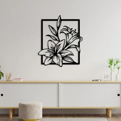 Flower Wall Clip Art Metal