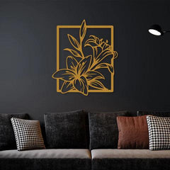 Flower Wall Clip Art Metal