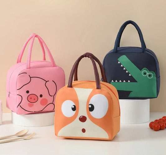 Random Print Thermal Insulated Lunch Bag