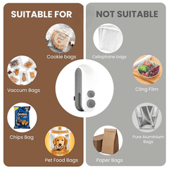 Mini Portable Sealing & Cutting Machine, Portable Mini Sealing Machine Handheld Packet Sealer for Food, Snacks, Chips, Fresh Storage, Plastic Bags Sealing Machine