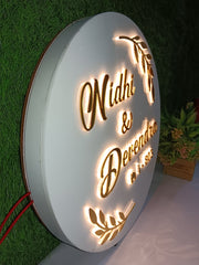 Illuminated Name Plates for Your Home, villa, flat and office