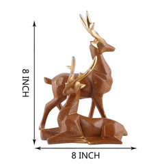 Decorative Flower Vases showpiece for Living Room, Bedroom, Kitchen, Dining Room, Office Decoration  Home Decor 14 Inch (White Orange)