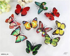 LED Color Changing Beautiful Butterfly (Set Of 4)