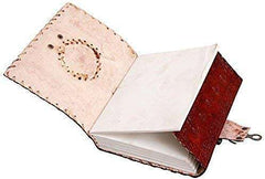 Leather Journal Diary with Premium Antique String Closure vintage Journal handmade 200 pages white unruled|travel Diary|personal journal -9