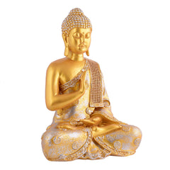 Gautam Buddha Statue Showpiece Idol Figurine for Feng Sui, Vastu, Home Decor, Office, Diwali, Gifting, Living Room, Bedroom, Study Table -27