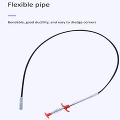Drain Clog Remover 160 cm for Hair Catching Drain Pipe Cleaning Wire, Sink Cleaning Stick Sewer Sink Tub Dredge Remover