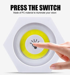 3Pcs Remote Control LED Tap Wall Light, LED Light with Remote Control for Home Ceiling, Cabinet, Kitchen