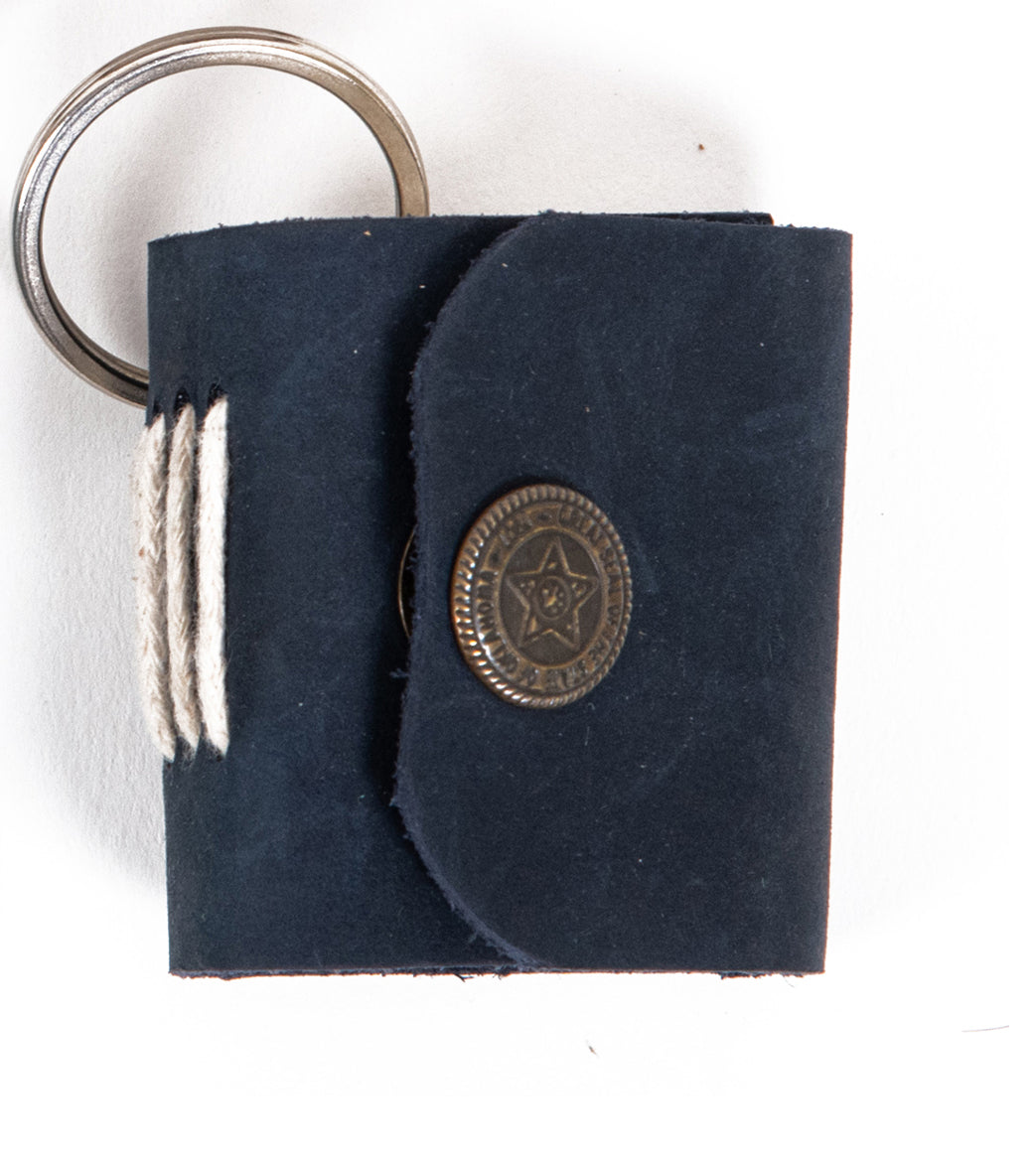 Miniature Journal  Key-ring Crafted with High Quality Leather(1 key-ring)