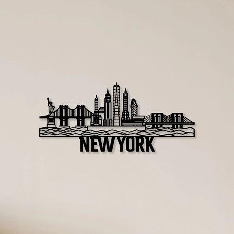 New York City Metal Wall Art