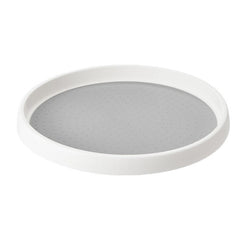 Non-Skid 360° Rotating Storage Plastic Tray, Turntable Multifunction Kitchen Organiser Rack, Organiser for Jars Cans, Dining Table, Office, Refrigerator, Cupboard, Bathroom, Living Room
