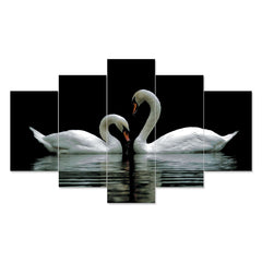 Set of Five MDF Framed 3D Wall Painting for Home Decoration, Big Size Painting for Living Room, Bedroom (24x50 inches)DR 48
