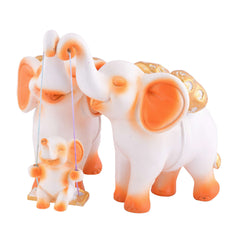 Polyresin Set Of 2 Dear showpiece for Home decoration items Table Dcor Living Room Gift Boxes for Weddings, Parties, Housewarming for Home and Office Use (Brown Golden)