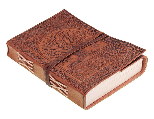 Leather Journal Diary with Premium Antique String Closure vintage Journal handmade 200 pages white unruled|travel Diary|personal journal -9