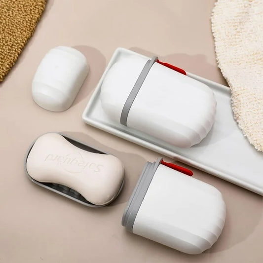 Travel Soap Container Box, Portable Waterproof Leakproof Travel Soap Box, Holder Dish Container for Bathroom Outdoors Travel Home Use
