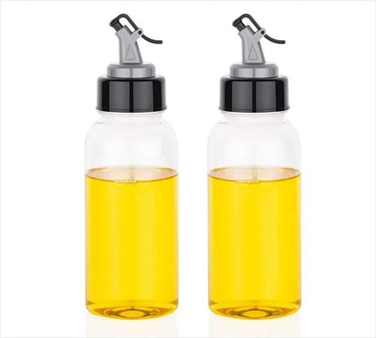 500ML Plastic Oil Dispenser Bottle with Leakproof Cork, Perfect for Oil, Vinegar &amp; Sauces Dispenser for Kitchen Use