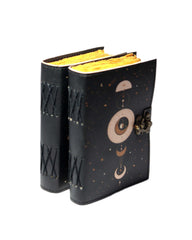 Genuine Leather Diary | Vintage Handmade Leather Journal | Premium Antique String Closure | 200 Handmade Deckle Edge Antique Pages -1