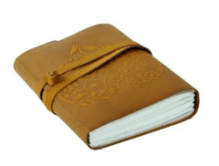 Leather Journal Diary with Premium Antique String Closure vintage Journal handmade 200 pages white unruled|travel Diary|personal journal -9