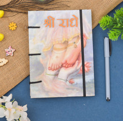 Handmade Printed Cardboard Journal Diary with Buckle Lock Unruled 200 Pages Notepad Personal Diaries for Men and Women -1