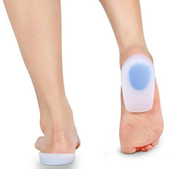 Silicone Gel Heel Cups Pads Foot Insoles