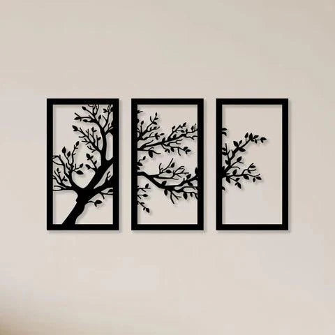 Tree Without Leaf Metal Wall Art