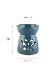 🌌 Twilight Blue Ceramic Diffuser – Handcrafted Elegance for Serene Aromatherapy