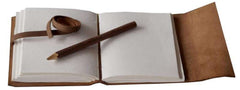 Leather Journal Diary with Premium Antique String Closure vintage Journal handmade 200 pages white unruled|travel Diary|personal journal -9