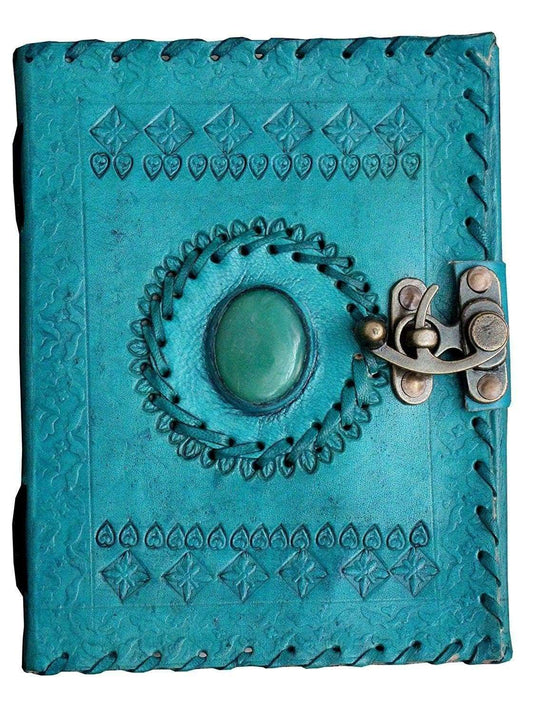 Leather Journal Diary with Premium Antique String Closure vintage Journal handmade 200 pages white unruled|travel Diary|personal journal -9
