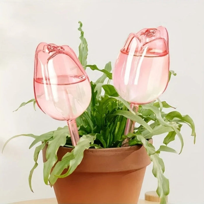 Decorative Tulip Style Self-Watering Planter Bulb – Auto Watering Solution for Indoor Pots and Garden Plants (1 Pcs)