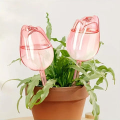 Decorative Tulip Style Self-Watering Planter Bulb – Auto Watering Solution for Indoor Pots and Garden Plants (1 Pcs)