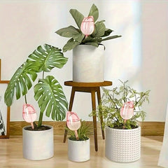 Decorative Tulip Style Self-Watering Planter Bulb – Auto Watering Solution for Indoor Pots and Garden Plants (1 Pcs)