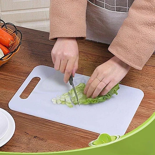 White Plastic Cutting Board - Large (37*23 Cm)
