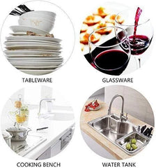 3 pcs Microfiber Cleaning Black Cloth 25*25Cm