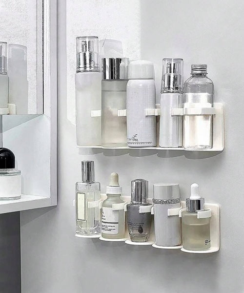 5 Slot Multipurpose Wall Mounted Storage Rack for the Bathroom Amenities &amp; Accessories