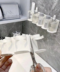 5 Slot Multipurpose Wall Mounted Storage Rack for the Bathroom Amenities &amp; Accessories