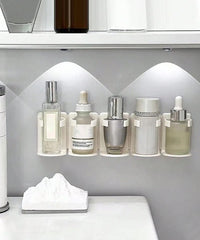 5 Slot Multipurpose Wall Mounted Storage Rack for the Bathroom Amenities &amp; Accessories