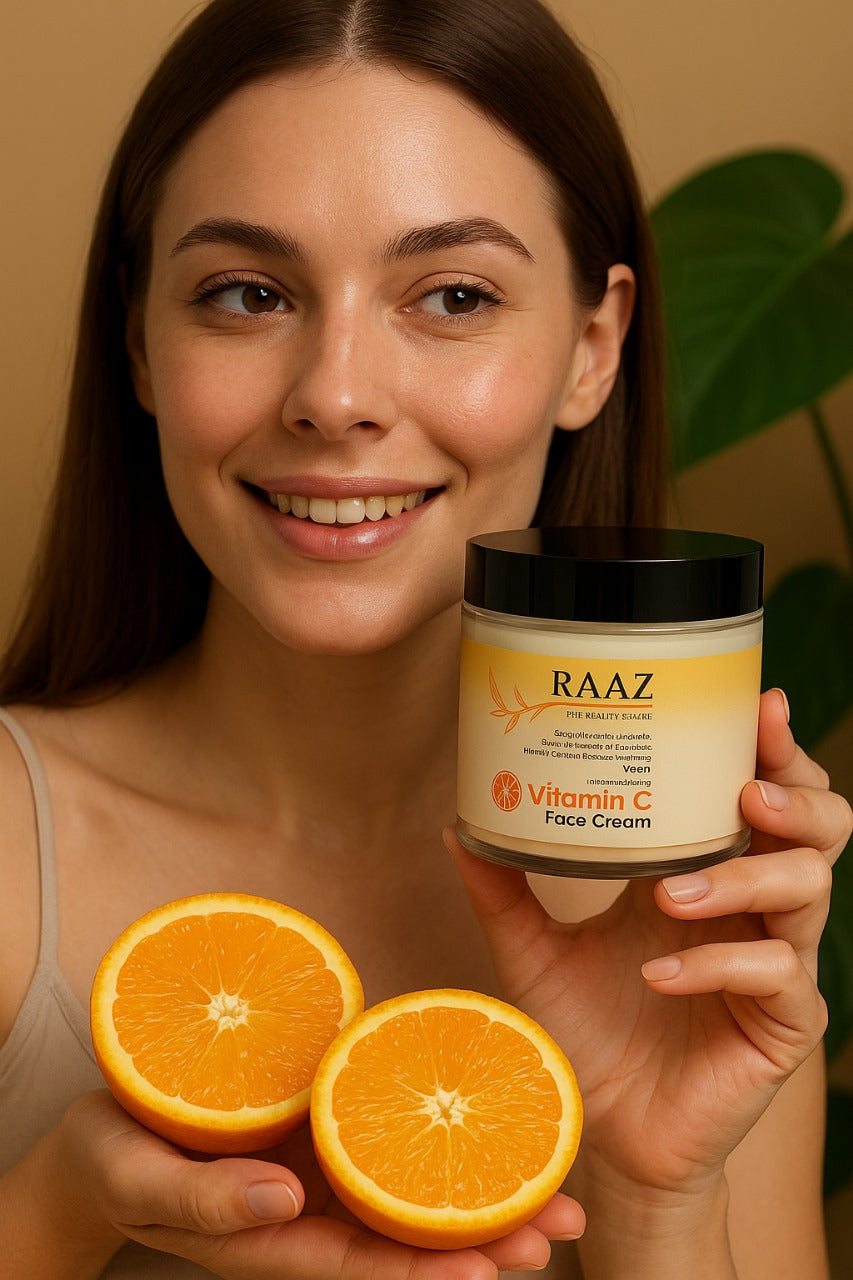Raaz Vitamin C Glow Boost Face Cream – Brightening & Hydrating Formula