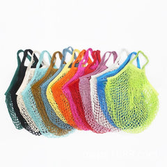 1 Pc Boho Mesh Net Bag – Lightweight & Stylish Grocery Tote