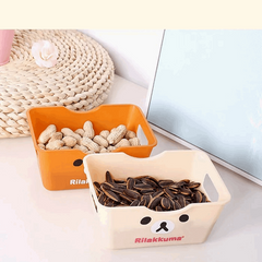 Mini Cartoon Print Storage Box (Pack Of 3)