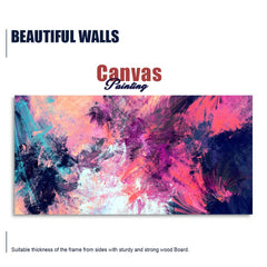 Abstract Color Dynamic Texture Background Premium Canvas Wall Painting