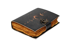 Genuine Leather Diary | Vintage Handmade Leather Journal | Premium Antique String Closure | 200 Handmade Deckle Edge Antique Pages -1