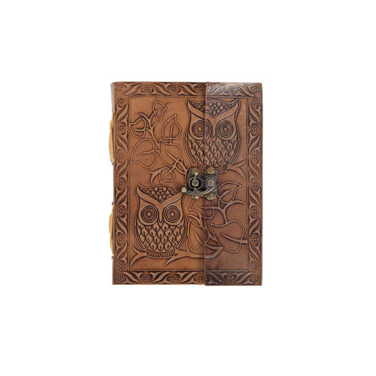Leather Journal Diary with Premium Antique String Closure vintage Journal handmade 200 pages white unruled|travel Diary|personal journal -9
