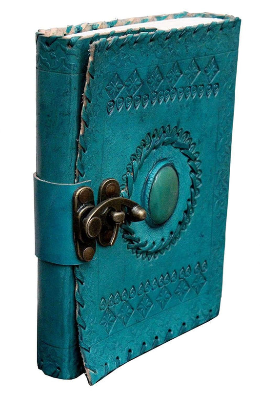 Leather Journal Diary with Premium Antique String Closure vintage Journal handmade 200 pages white unruled|travel Diary|personal journal -9