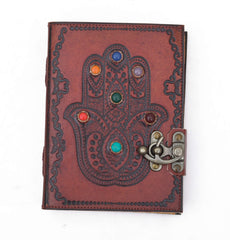 Genuine Leather Diary | Vintage Handmade Leather Journal | Premium Antique String Closure | 200 Handmade Deckle Edge Antique Pages -1