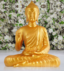 Gautam Buddha Statue Showpiece Idol Figurine for Feng Sui, Vastu, Home Decor, Office, Diwali, Gifting, Living Room, Bedroom, Study Table -27
