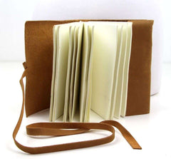 Leather Journal Diary with Premium Antique String Closure vintage Journal handmade 200 pages white unruled|travel Diary|personal journal -9