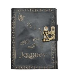 Genuine Leather Diary | Vintage Handmade Leather Journal | Premium Antique String Closure | 200 Handmade Deckle Edge Antique Pages -1