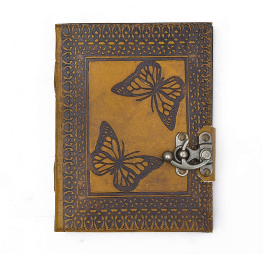 Leather Journal Diary with Premium Antique String Closure vintage Journal handmade 200 pages white unruled|travel Diary|personal journal -9