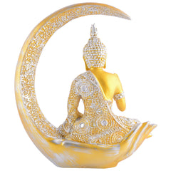 Gautam Buddha Statue Showpiece Idol Figurine for Feng Sui, Vastu, Home Decor, Office, Diwali, Gifting, Living Room, Bedroom, Study Table -27