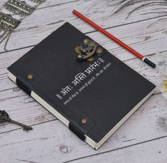 Leather Journal Diary with metal lock vintage Journal handmade 200 pages white unruled|travel Diary|personal journal -1